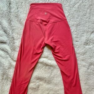 Lululemon Full Length Align Coral Buttery Leggings